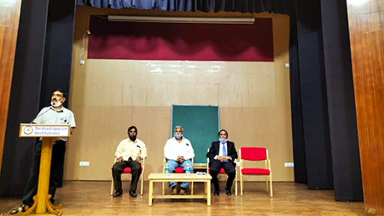 The school auditorium