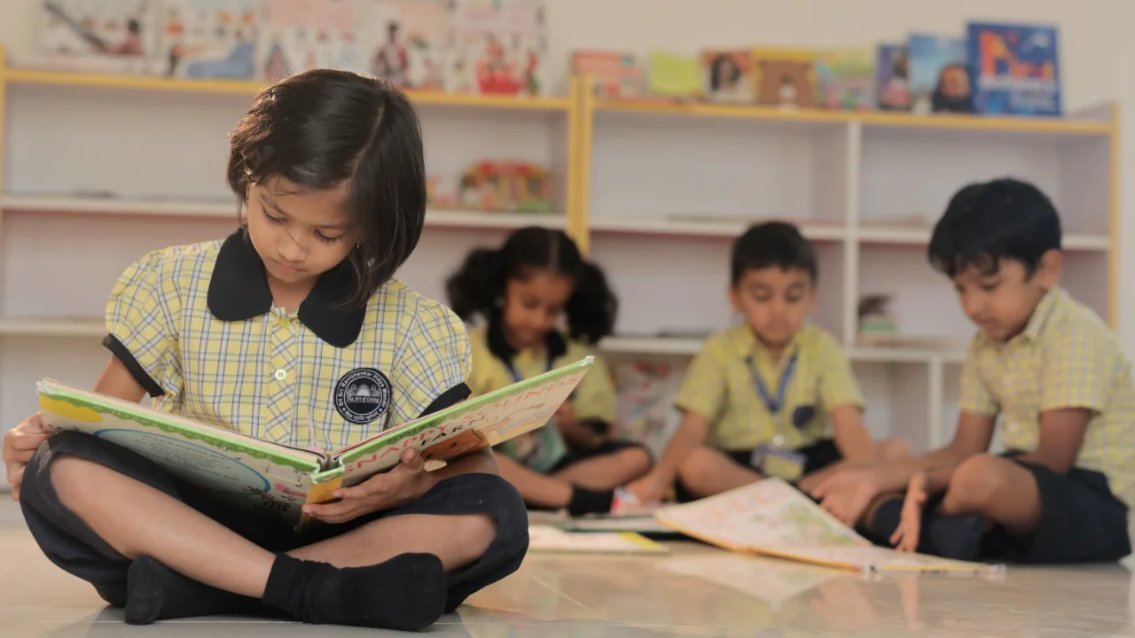 The campus at Sri Sri Ravishankar Vidya Mandir, Bangalore North