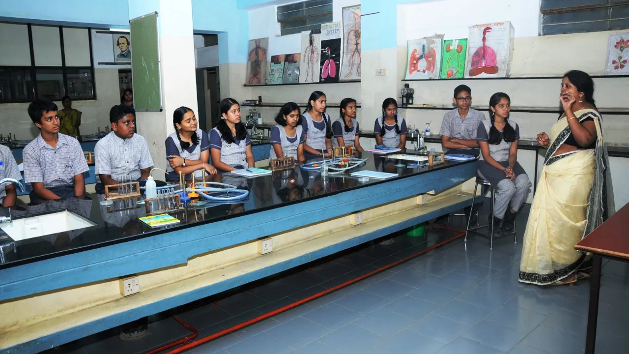The campus at Jyothy Kendriya Vidyalaya, JP Nagar