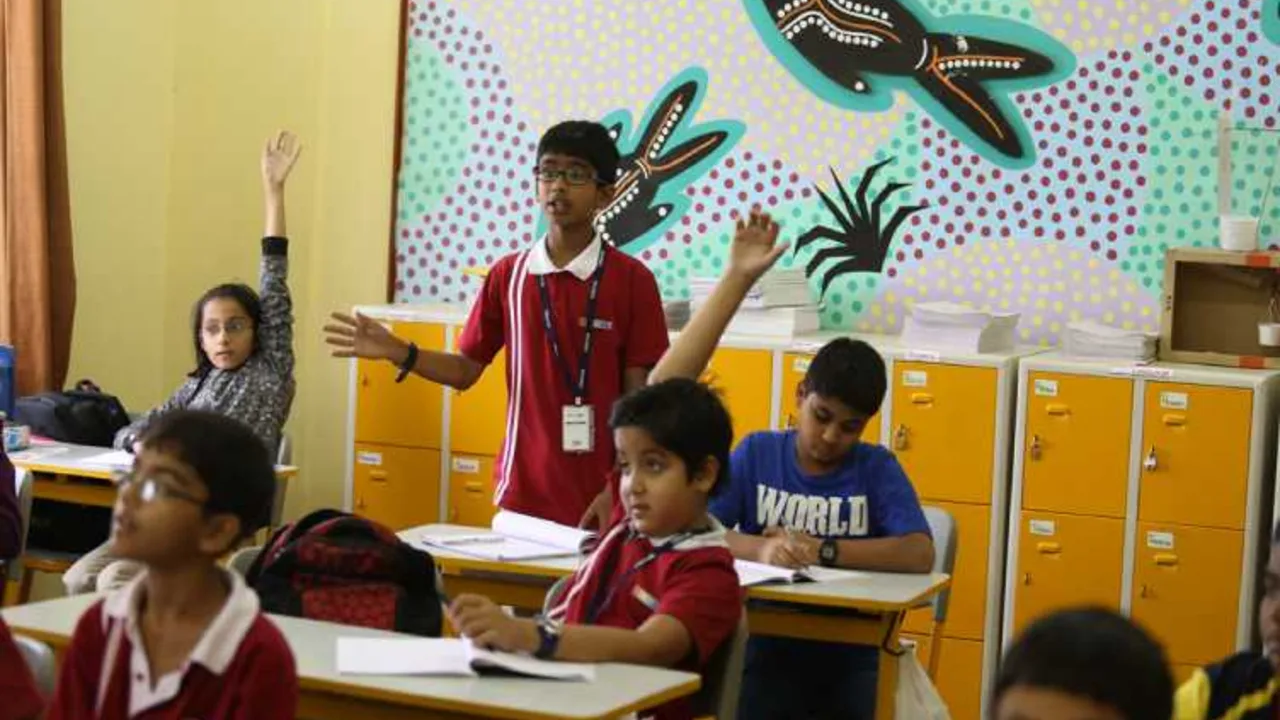 On the campus of VIBGYOR High School, Marathahalli