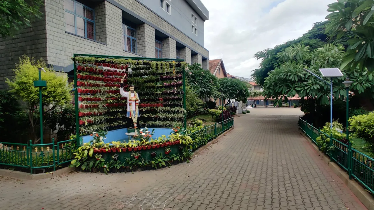 The school entrance