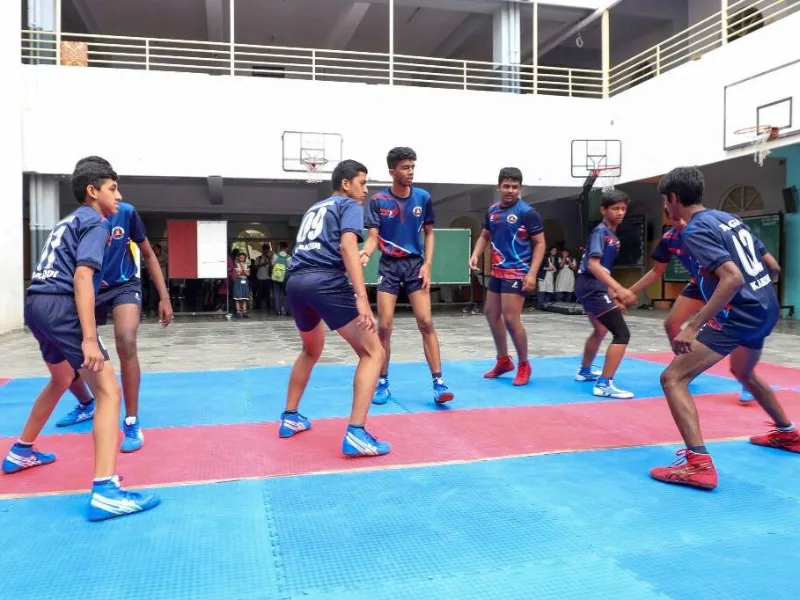The campus at MES Kishora Kendra School, Malleswaram