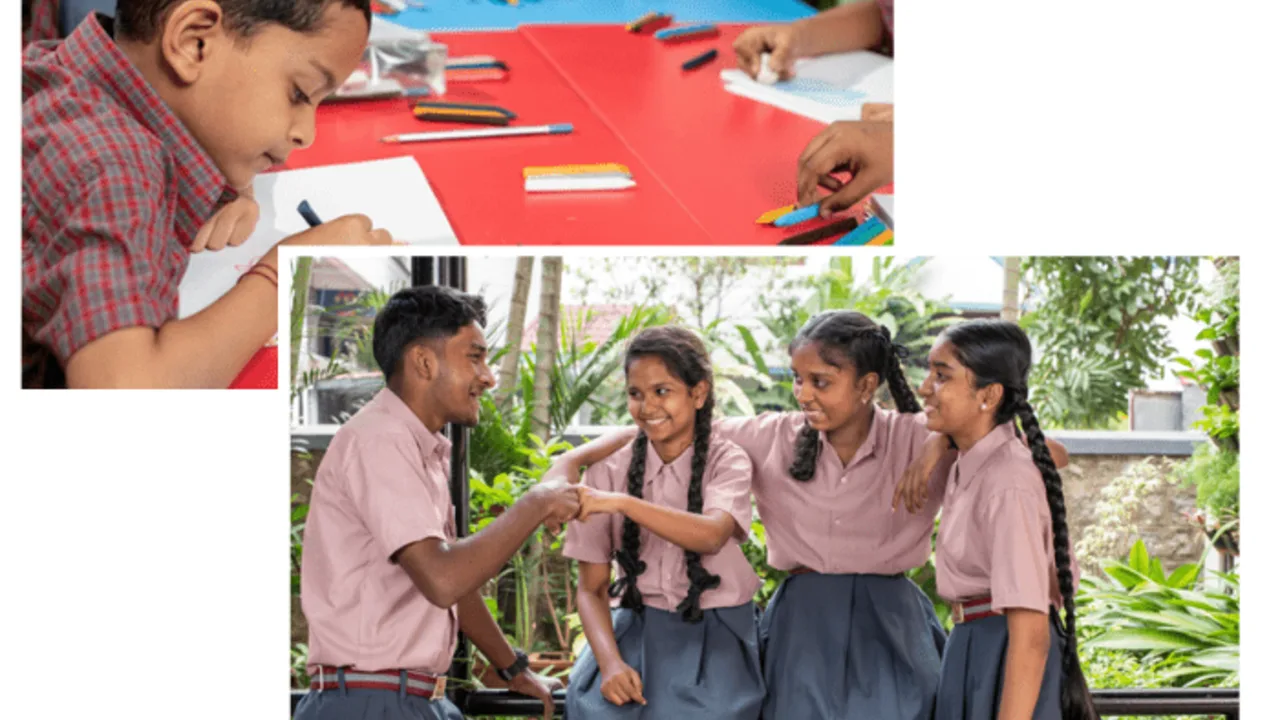 On the campus of Samved School, J.P. Nagar, JP Nagar