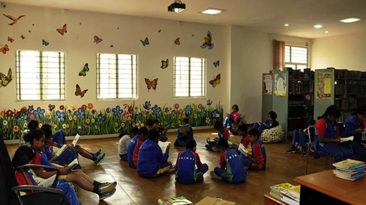 The school library