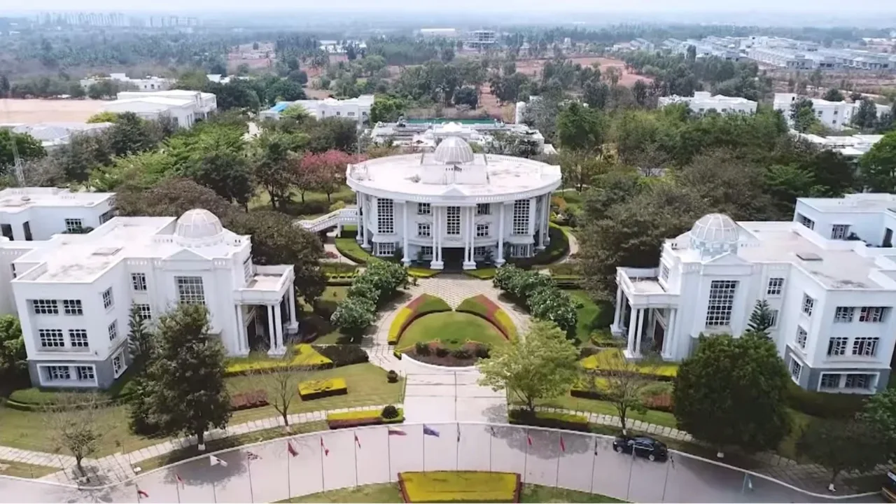 On the campus of Indus International School, Sarjapur