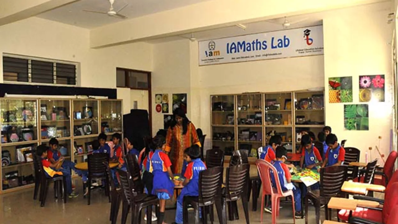 The school's mathematics lab