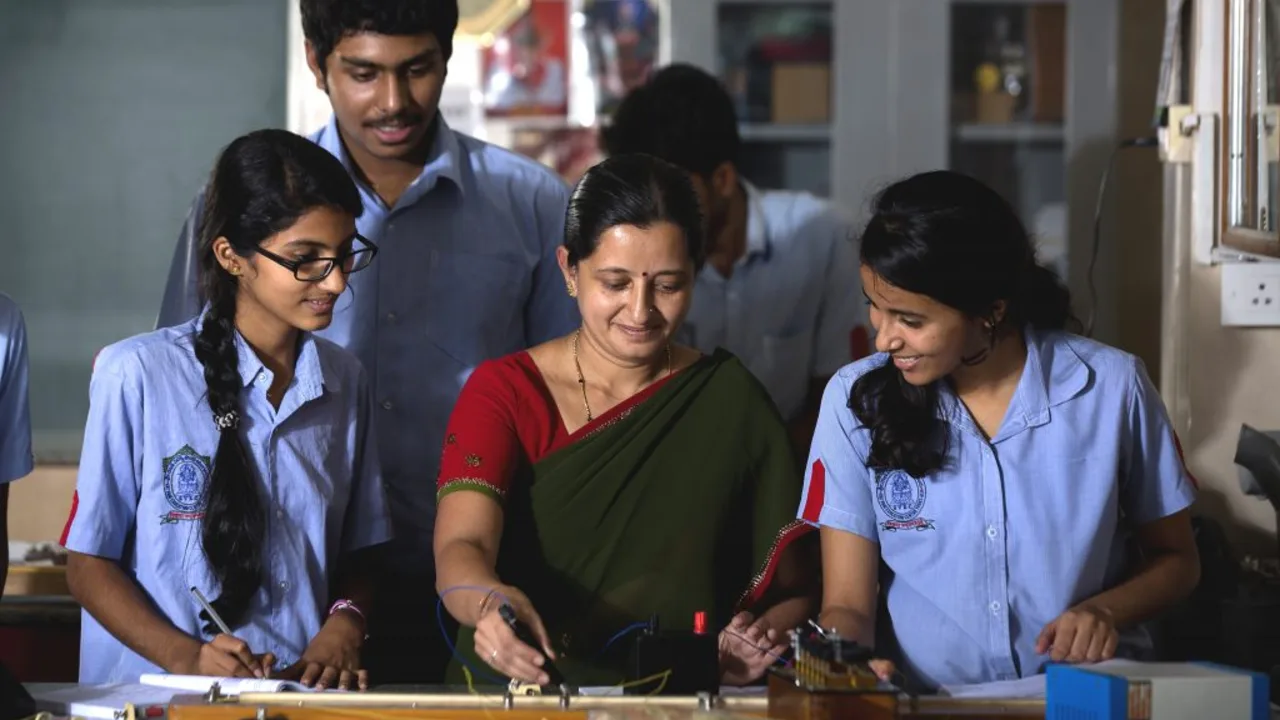 The campus at Sri Vani Education Centre, Rajajinagar